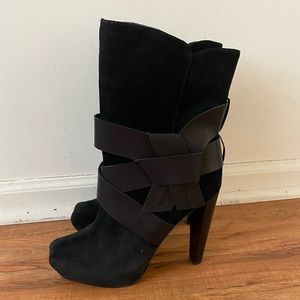JESSICA SIMPSON-JONAS BLACK DRESS BOOT